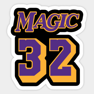 Magic Jersey (Front/Back Print) Sticker